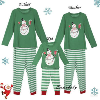 

Family Matching Christmas Pajamas Set Women Baby Kids Deer Nightwear Sleepwear