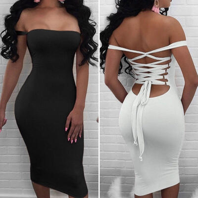 

Women Summer Boho Long Maxi Dress Evening Cocktail Party Beach Dresses Sundress