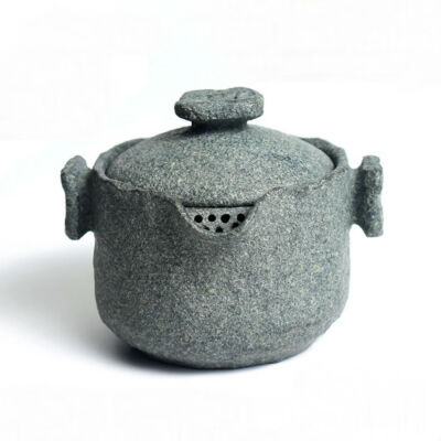 

Handmade Granodiorite Stone Gongfu Tea Gaiwan with Filter Brewing Teapot 150ml