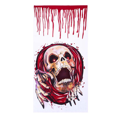 

Halloween Decoration Accessories Blood Toilet Seat Stickers Party Decorations Zombie Splattered Horror