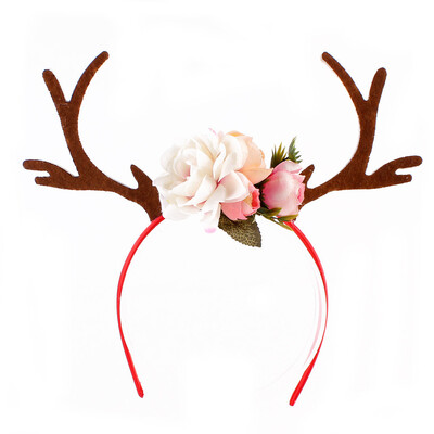 

〖Follure〗Christmas Cute Headband Santa Xmas Party Decor Double Hair Band Clasp Head Hoop