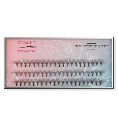 

〖Follure〗Individual False Eye Lashes Wave Mink 007 C Black Silk Eyelashes Extension