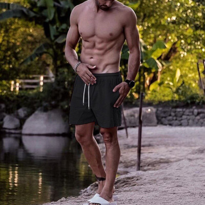 

Tailored Mens Summer Fashion Causal Slim Fit Sport Solid color Shorts Jeans Pants