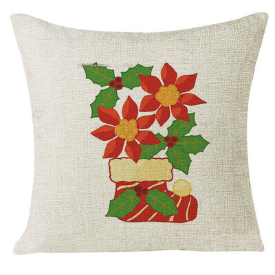 

Tailored Xmas Christmas Socks Sofa Home Decoration Festival Pillow Case Cushion Cover