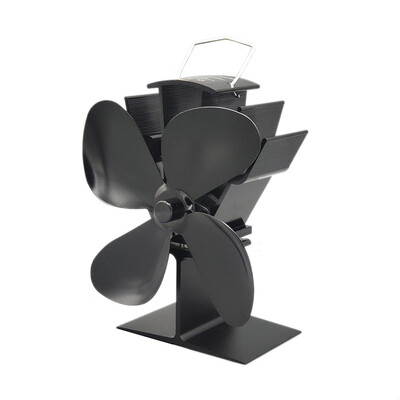 

4 Blades Thermal Energy Burner Fan Heat Driven Circulation Eco Warm Winter