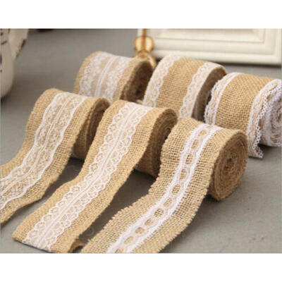 

2M x 5CM Hessian Table Runners Hessian Roll Fabric Burlap Jute Rustic Wedding