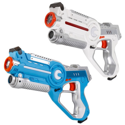 

CAN HUI childrens toy gun cs electric sound vibration infrared double gun set 9365