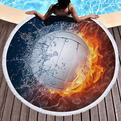 

Toponeto 1 PC Round Beach Pool Home Shower Towel Blanket Table Cloth Yoga Mat
