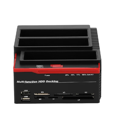 

Multifunctional 25" 35" USB 30 to 2 SATA Ports 1 IDE Port External HDD Hard Drive Docking Station Card Reader USB30 Hub with