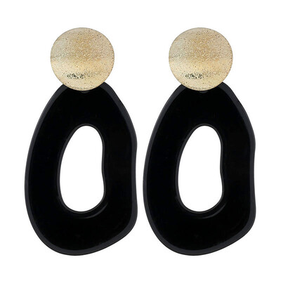 

Earring Fashion Geometric Acrylic Large Circle Long Drop Dangle Earrings Women Jewelry