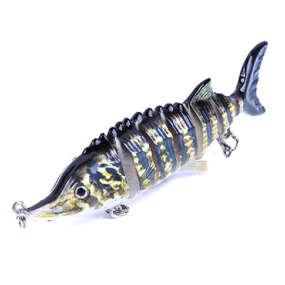 

11cm 16g Multi Jointed 7 Segment Fishing Bait Lifelike Artificial Hard Lure Bait Crankbaits Fishing Wobblers Swimbait Sea Fishing