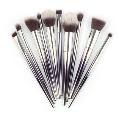 

Gobestart 10PCS Make Up Foundation Eyebrow Eyeliner Blush Cosmetic Concealer Brushes