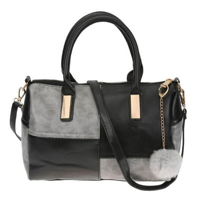 

Women European Tote Handbags Patchwork PU Leather Shoulder Crossbody Bags