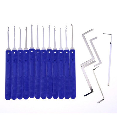 

Multifunctional Universal 12PCS Fine Quality Lock Picks Tools Set Opener Hand Tool Unlocking Locksmith Tool