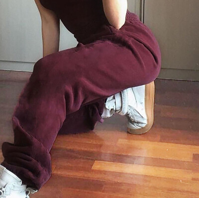 

Tailored Women Ladies Autumn Casual Solid Slim Sports Pocket Loose Pants Trousers