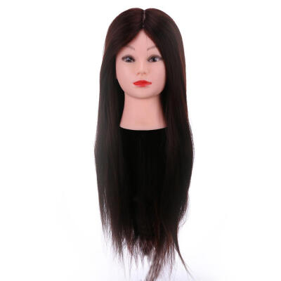 

Hairdress Training Head Real Hair Doll Mannequin Head Cosmetology Manikin