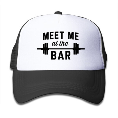 

Meet Me At The Bar Baseball Hat Adjustable Mesh Cap For Boy & Girl