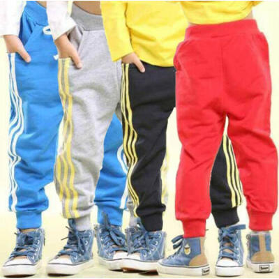 

Baby Boy Harem Pants Toddler Kids SweatPants Joggers Elastic Bottoms For 1-6T