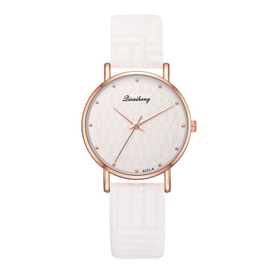 

2019 new ladies watch pu strap quartz watch female watch trend ladies watch