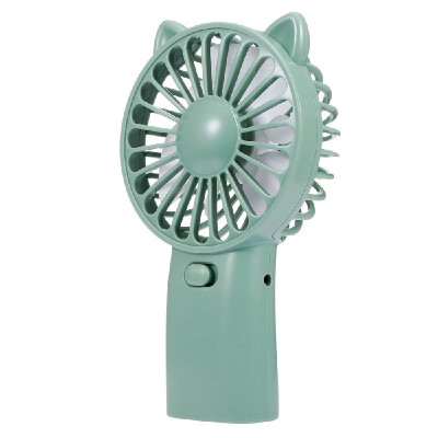 

USB Mini Fan Handhold Fan Summer Cool Fan Rechargeable Fan Green