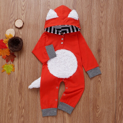 

Best Lovely Newborn Baby Boy Girl Kids Fox Bodysuit Romper Jumpsuit Clothes Outfit Costume