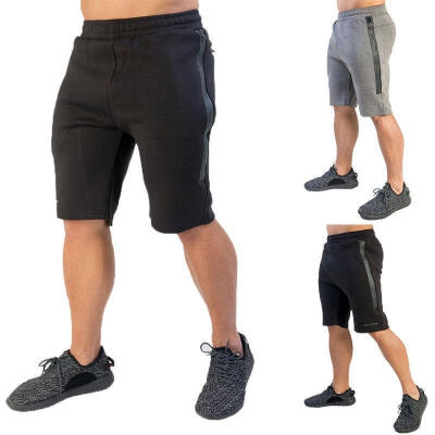 

Men&39s Gym Casual Sport Cargo Overall Pants short Sweatpants Cropped Trousers