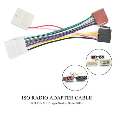 

12-043 ISO Radio Adapter for RENAULT for DACIA Wiring Harness Connector Lead Loom Cable Plug Adaptor Stereo