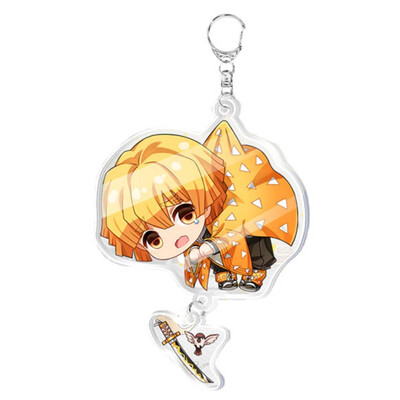 

CAR-TOBBY Anime Kimetsu no Yaiba Acrylic Keychain Key Ring