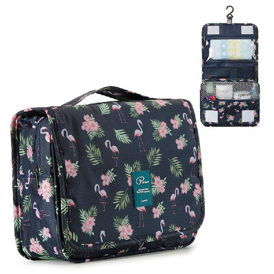 

Hanging Toiletry Bag Cosmetic Wash Bag Toiletry Organizer for Hotel Home Bathroom Airplane Business Travel