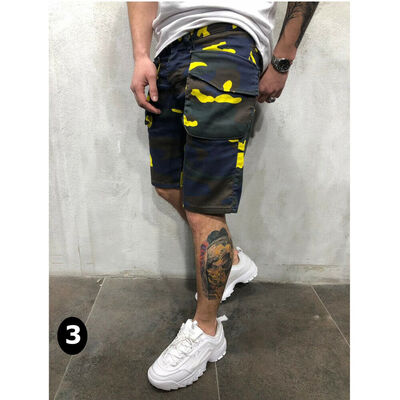 

Mens Army Cargo Shorts Work Camping Fishing Camouflage Outdoor Pants Trousers