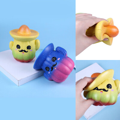 

YIWULASquishies Cartoon Cactus Slow Rising Fruits Scented Stress Relief Toys