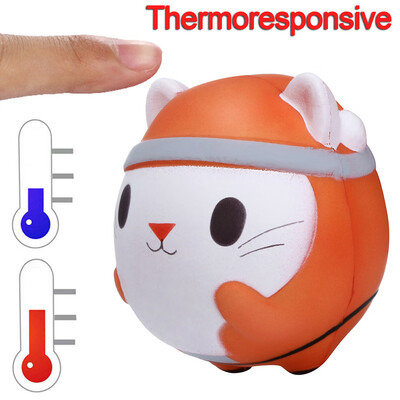 

YIWULAExquisite Fun Crazy Kitten Scented Charm Slow Rising 12cm Simulation Kid