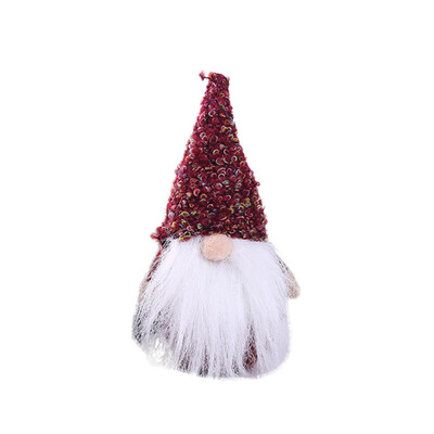 

Cute Old Man Christmas Gnome Santa Claus Plush Toy Elf Xmas Kids Gift Decoration