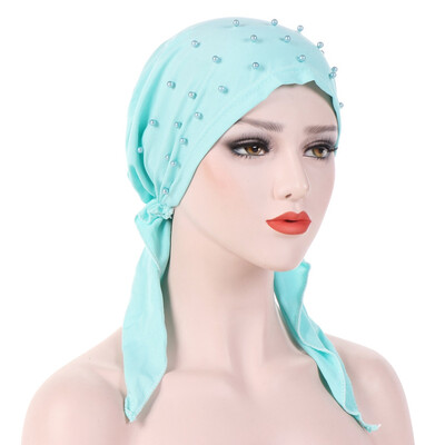 

Women Turban Hijab Pirate Cap Cancer Chemo Hat For Hair Loss Head Scarf