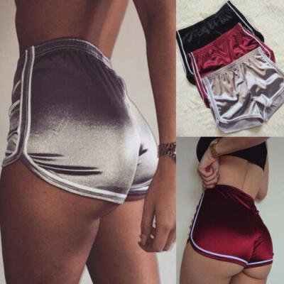 

Summer Womens Casual Running Yoga Sports Shorts Gym Workout Waistband Hot Pants