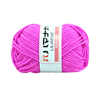 

Toponeto 1PC 25g Chunky Colorful Hand Knitting Milk Cotton Crochet Knitwear Wool A