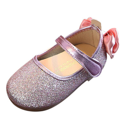 

1-6T 2018 3 Colors Summer New Fashion Girls Princess Shoes Baby Dance Shoes Children Bow Soft Bottom Toddler Shoes