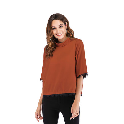 

Tailored Women Long Sleeve Pullover Casual Lace Baggy Jumper Shirt Top Sweatshirt