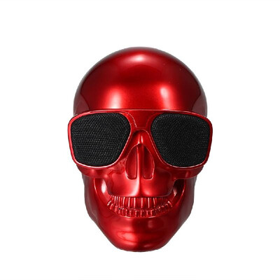 

Plastic Skeleton Metallic Wireless Shape BT Speaker White