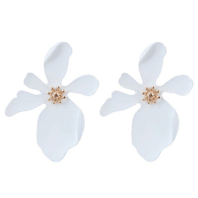 

Fashion Daisy Flower Shape Metal Ear Stud Earrings Women Party Jewelry Gift