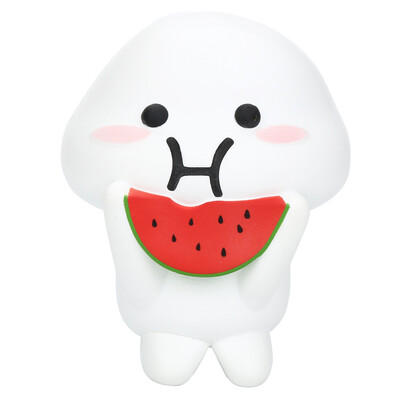 

Gotoamei Squishy Watermelon Doll Slow Rising Collection Squeeze Stress Reliever Toy