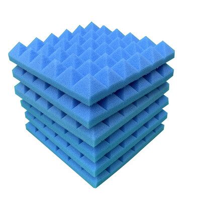

〖Follure〗6Pcs Acoustic Foam Panel Sound Stop Absorption Sponge Studio KTV Soundproof