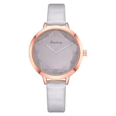 

Europe&the United States trend fashion table foreign trade explosions simple casual ladies watch fashion PU strap watch hot sale