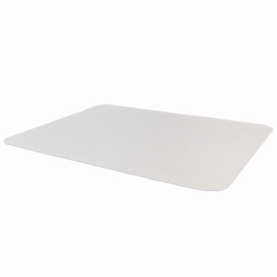 

PVC Rectangle Floor Protection Mat Chair Mat with Nail Transparent