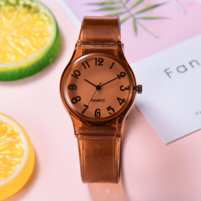 

Fruit color childrens gift watch fashion silicone strap