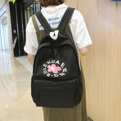 

New large-capacity backpack female casual Korean high school junior high school trend college fashion bag college backpack