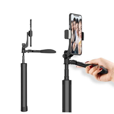 

Wireless Tripod Bluetooth Selfie Stick with Remote Control For Iphone 6 7 8 Plus IOS Huawei Samsung Android80CM