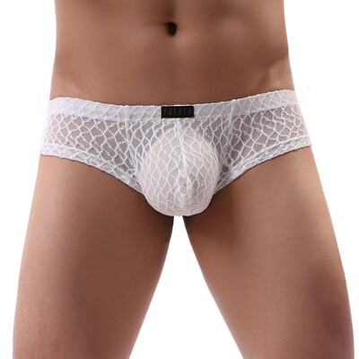 

Tailored Mens Sexy Lace Underwear Shorts Underpants Soft Briefs Panties