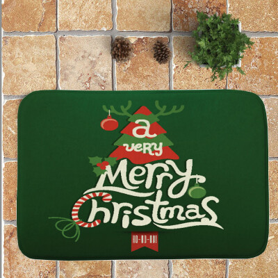 

〖Follure〗Merry Christmas Welcome Doormats Indoor Home Carpets Decor 40x60CM