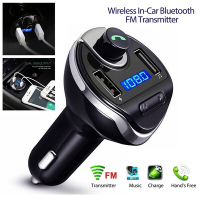 

Bluetooth FM Transmitter for Car Hands free Universal Wireless In-car FM Modulator Kit